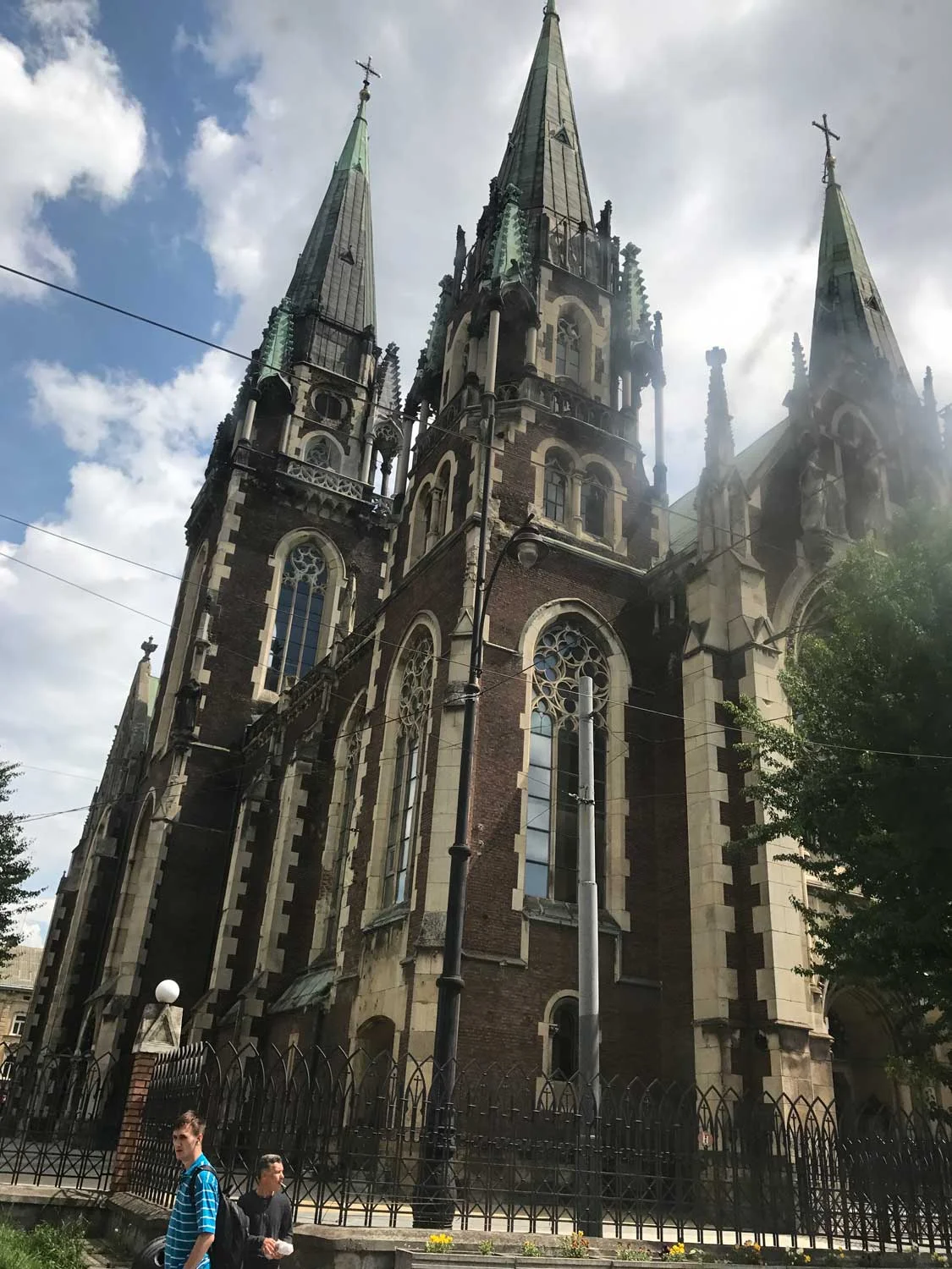 And this place - St Olga's Cathedral - is my favorite painting out of the series. I waved at it as we were passing by.