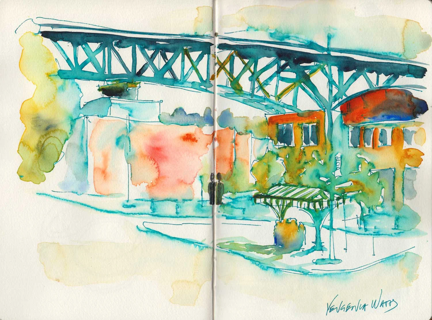 Fremont Bridge.