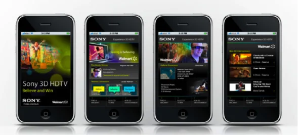 Sony 3D TV mobile