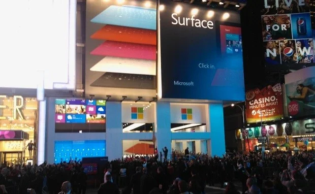 Times Square store grand opening 