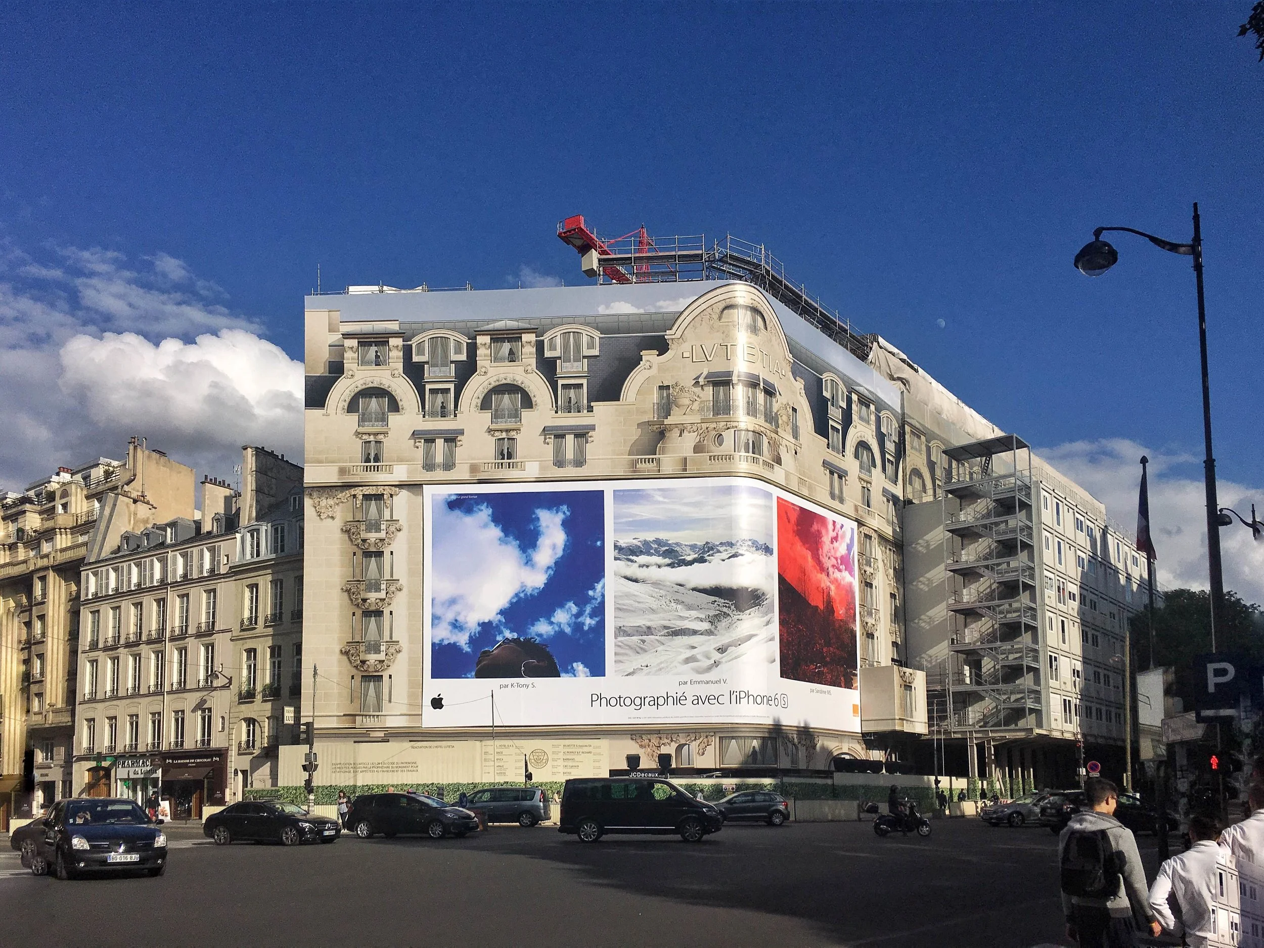 Apple 14th of July 2016 Paris Billboard Campaign