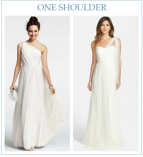 Left: Ann Taylor . Right: Jenny Yoo