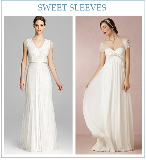 Left: Adrianna Papell Right: BHLDN