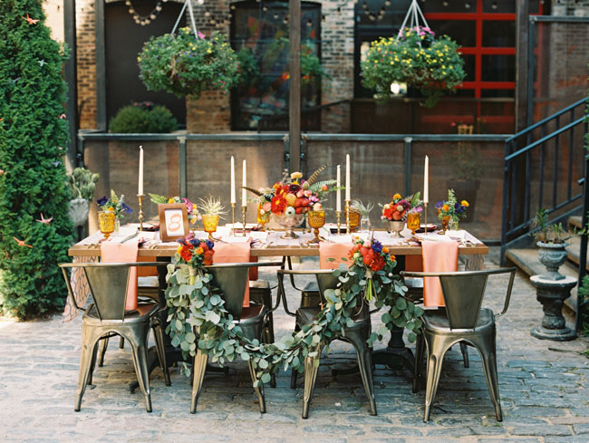Tablescape from A Splendid Occasion by Kina Wicks via Green Wedding Shoes