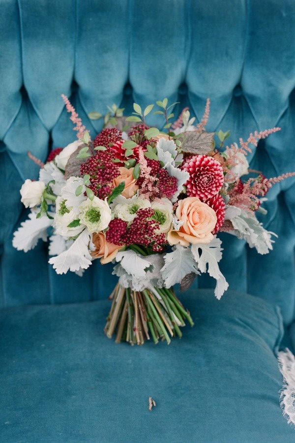 Kristajon Floral Design bouquet by Elizabeth Messina via Style Me Pretty