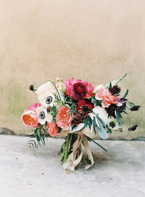 Amy Osaba bouquet by Rylee Hitchner via Once Wed