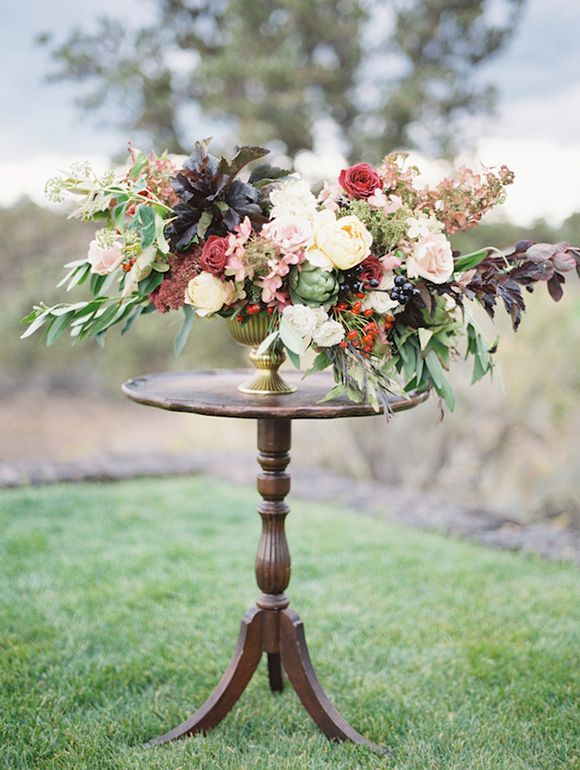 Rose Golden centerpiece from Leslie Hollingsworth 
