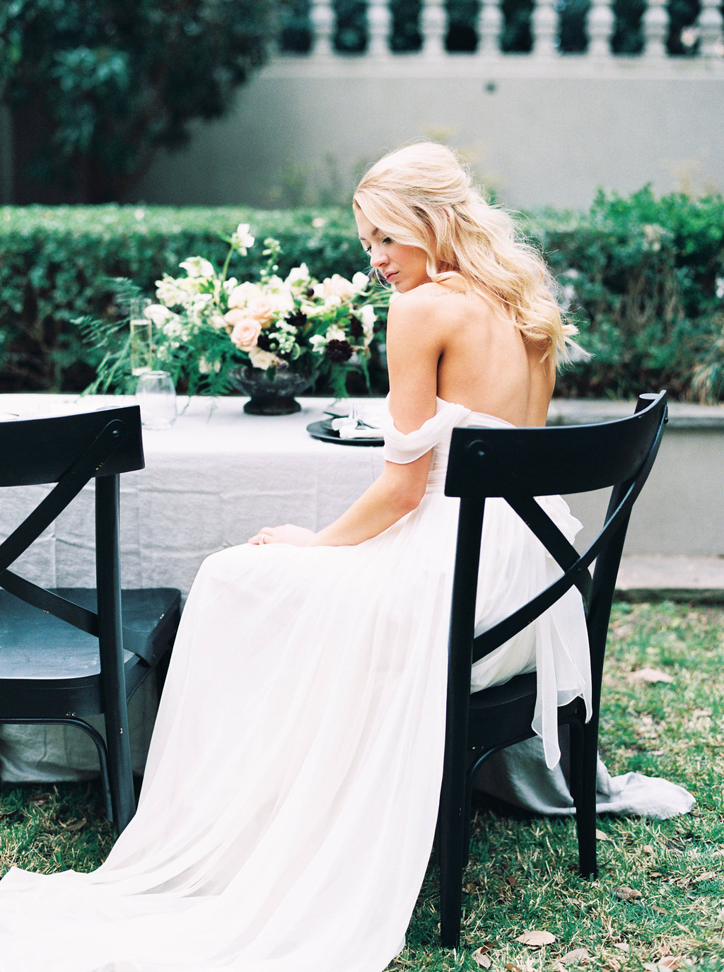 Organic Black & White Wedding Inspiration - Lindsey Brunk