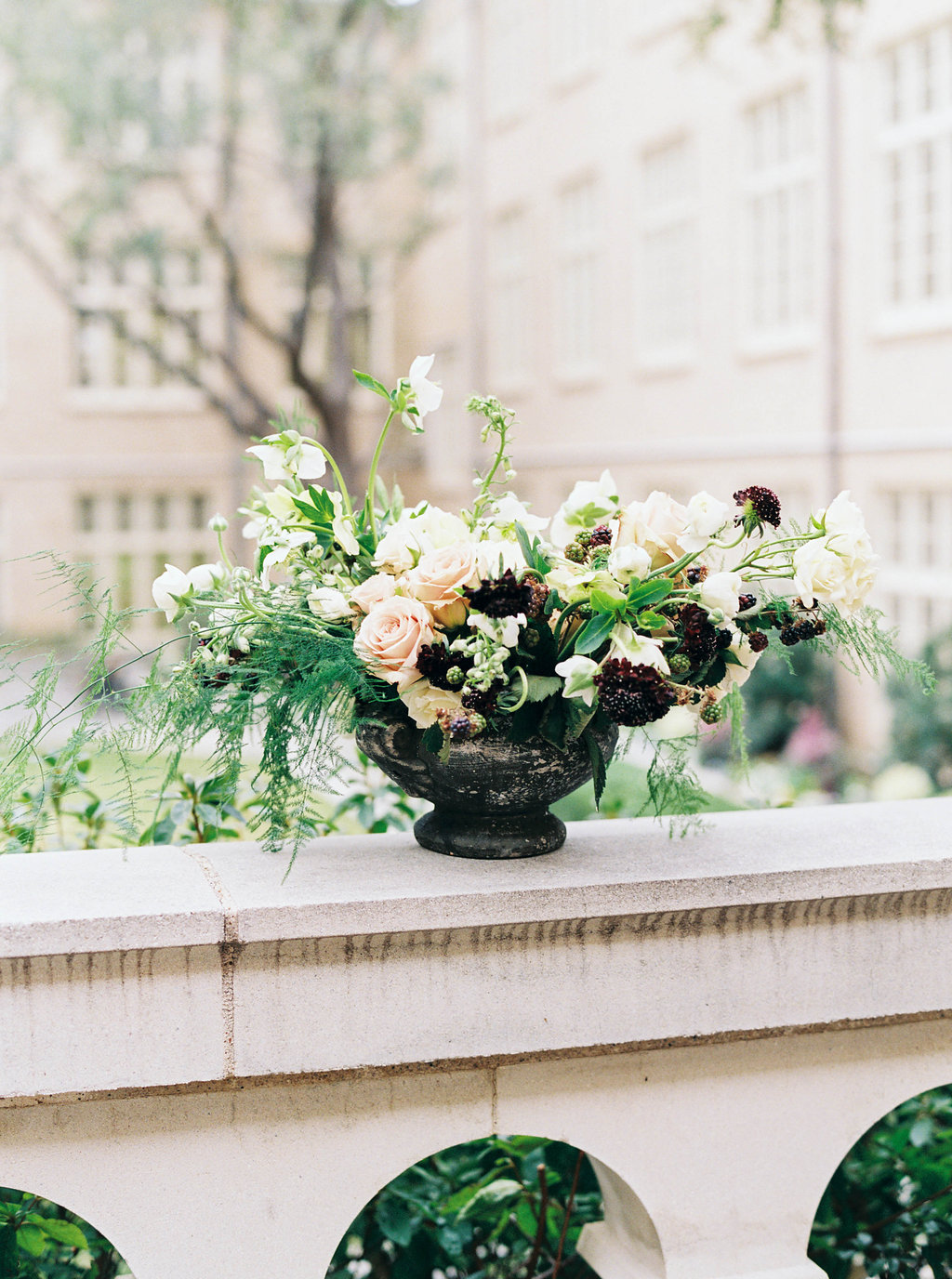 Organic Black & White Wedding Inspiration - Lindsey Brunk