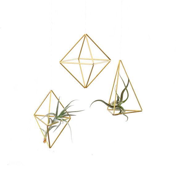 Set of 3 Modern Ornament Geometric Hanging Mobile