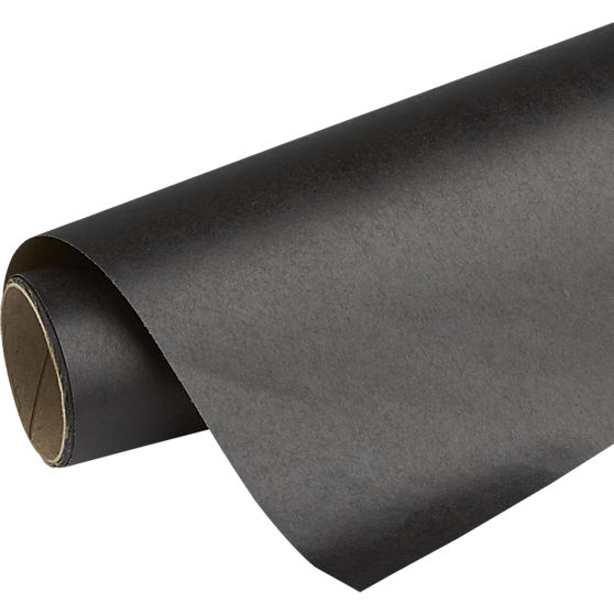 Black Kraft Wrapping Paper