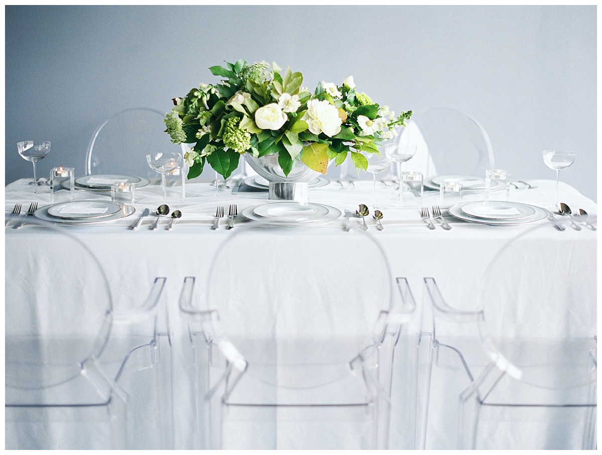 Modern Moonstone & Chartreuse Wedding Inspiration - Lindsey Brunk