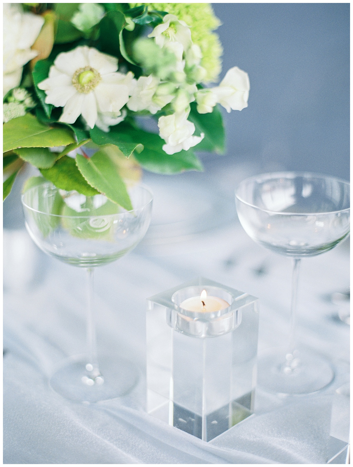 Modern Moonstone & Chartreuse Wedding Inspiration - Lindsey Brunk