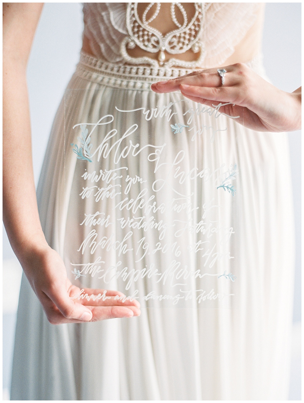 Modern Moonstone & Chartreuse Wedding Inspiration - Lindsey Brunk