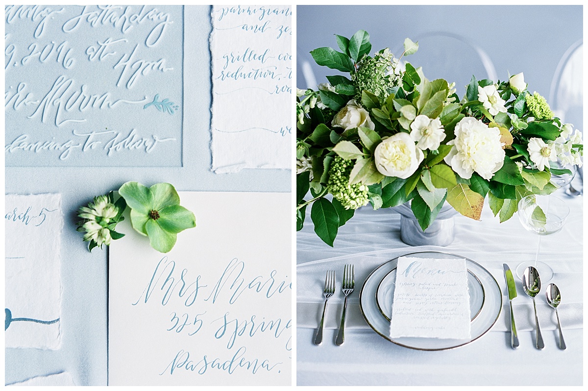 Modern Moonstone & Chartreuse Wedding Inspiration - Lindsey Brunk