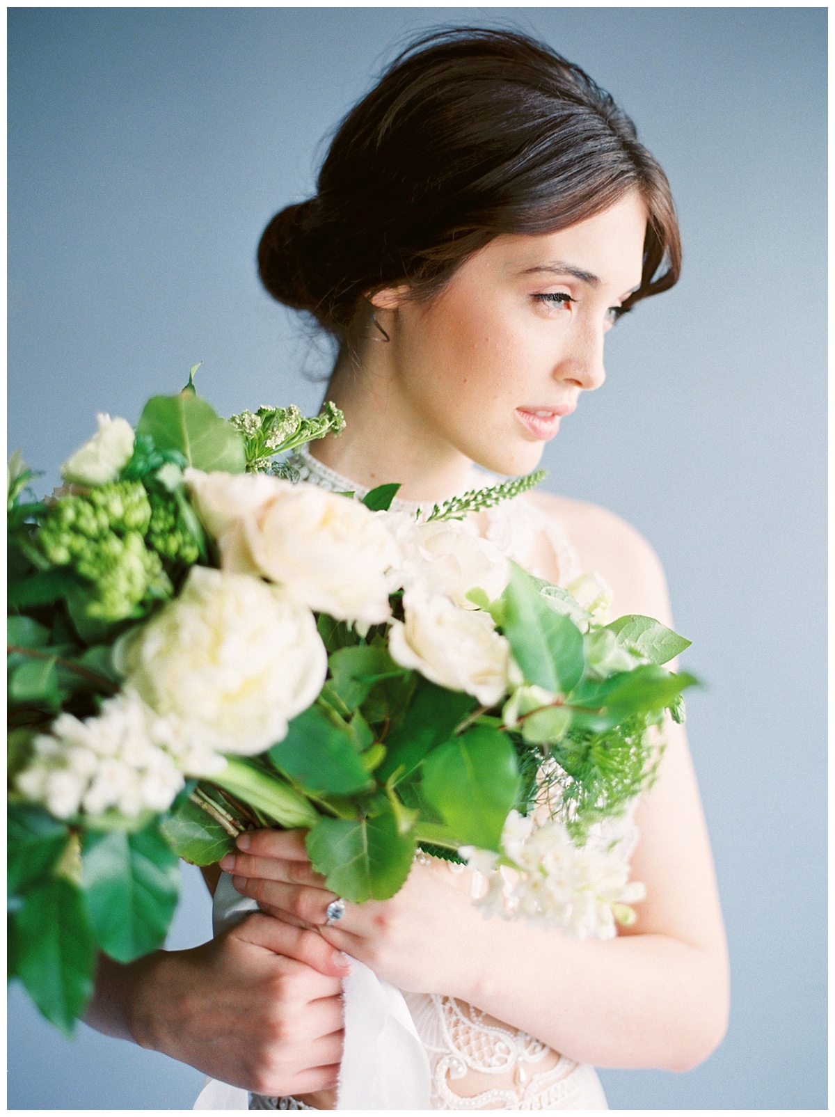 Modern Moonstone & Chartreuse Wedding Inspiration - Lindsey Brunk