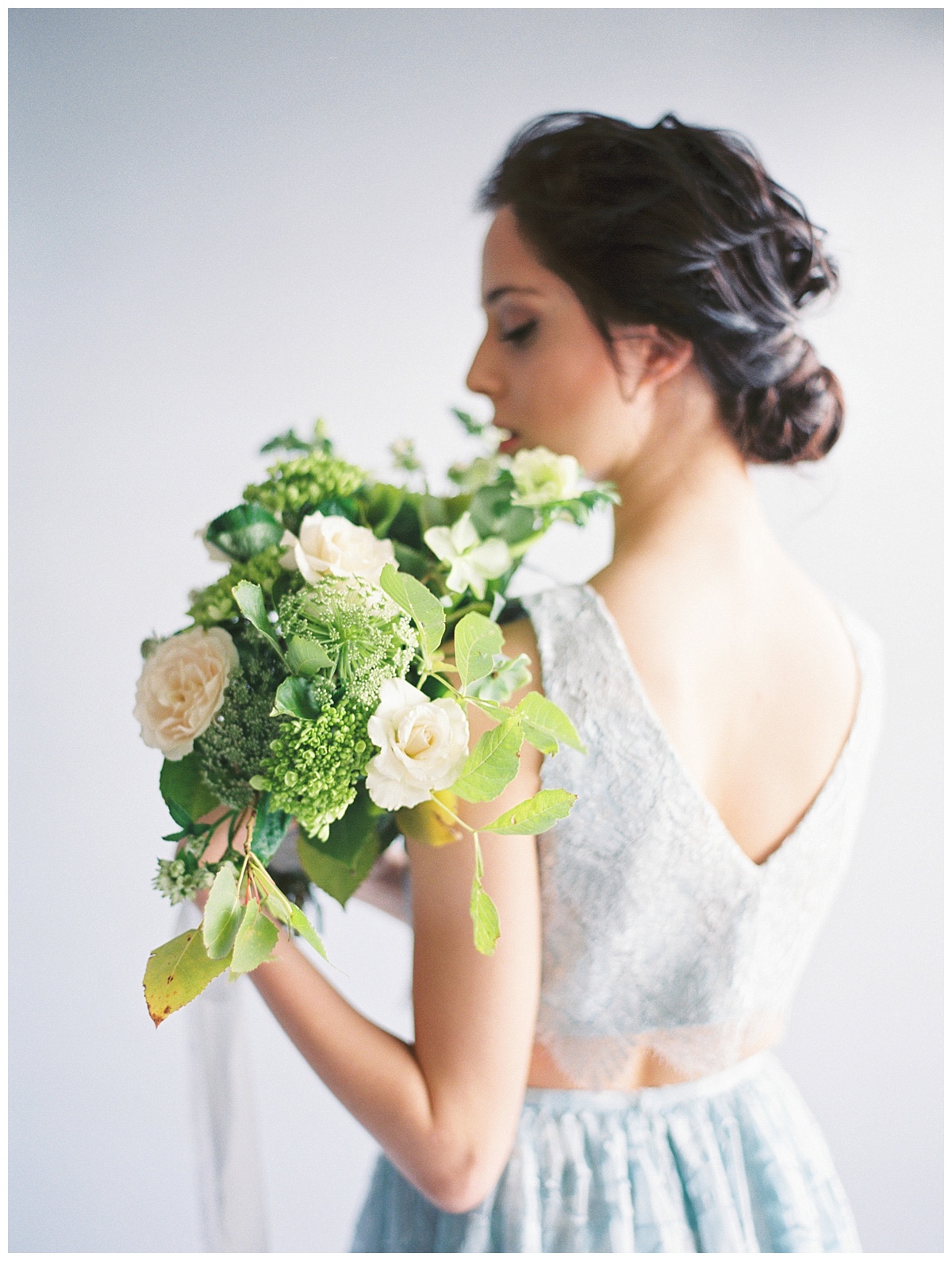 Modern Moonstone & Chartreuse Wedding Inspiration - Lindsey Brunk