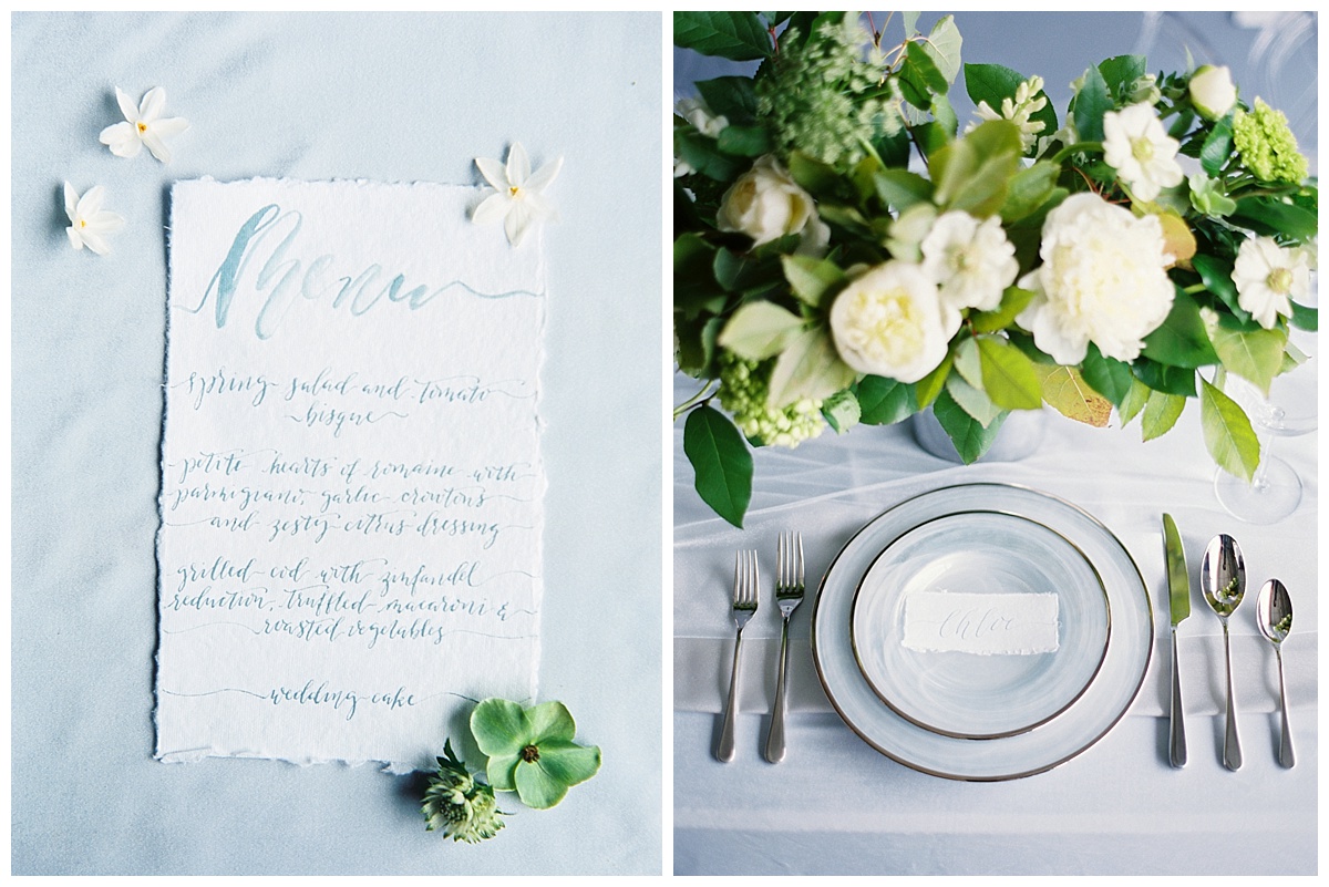 Modern Moonstone & Chartreuse Wedding Inspiration - Lindsey Brunk