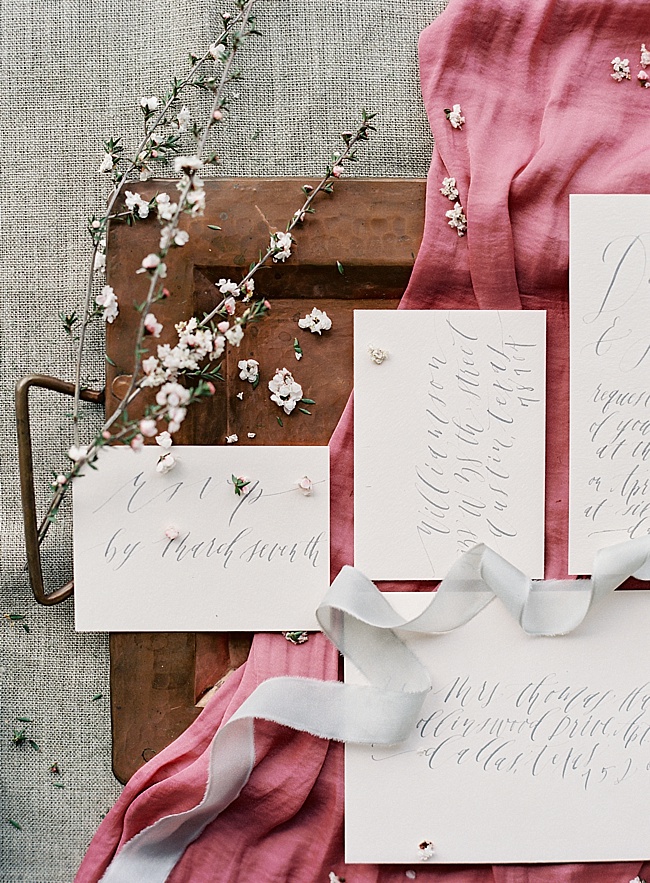 Delicate Spring Wedding Inspiration-Lindsey Brunk