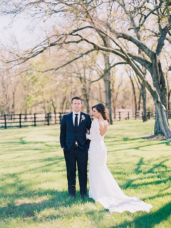 Callie & Chris Outdoor Spring Wedding - Lindsey Brunk