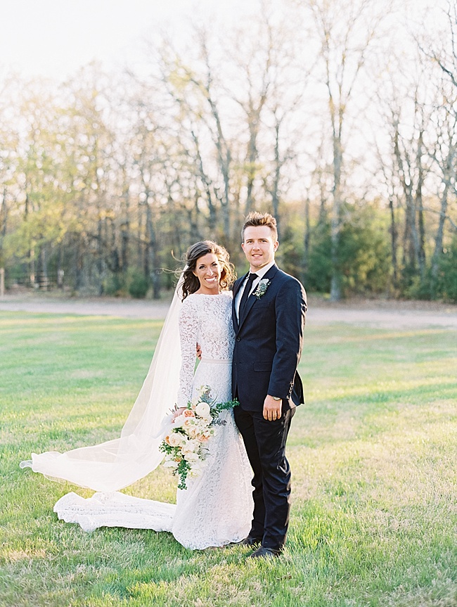 Callie & Chris Outdoor Spring Wedding - Lindsey Brunk