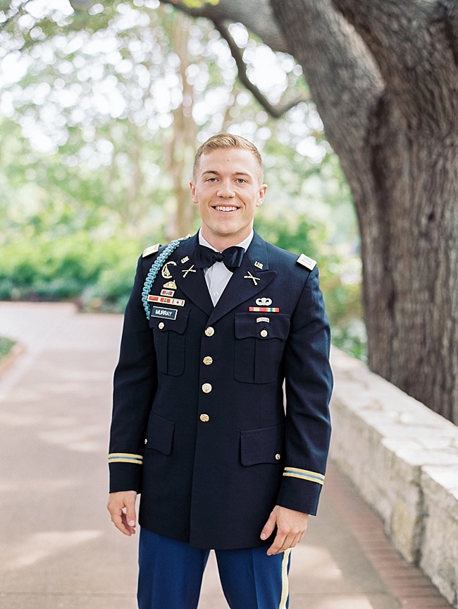 Romantic Dallas Arboretum Military Wedding - Lindsey Brunk