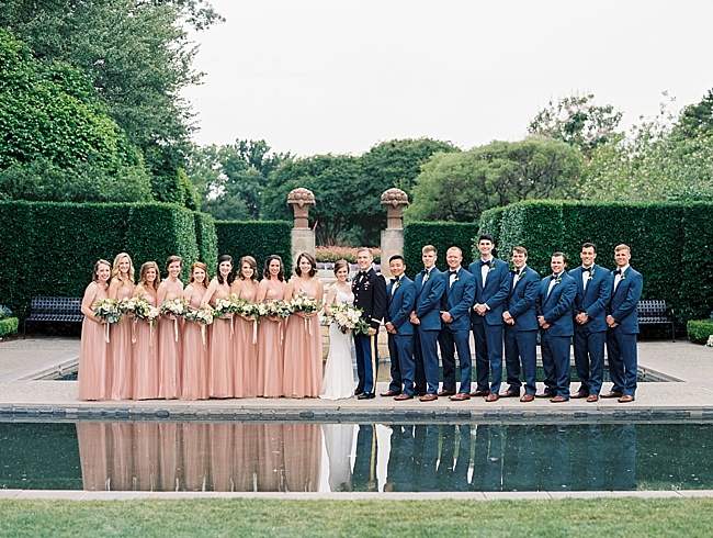 Romantic Dallas Arboretum Military Wedding - Lindsey Brunk