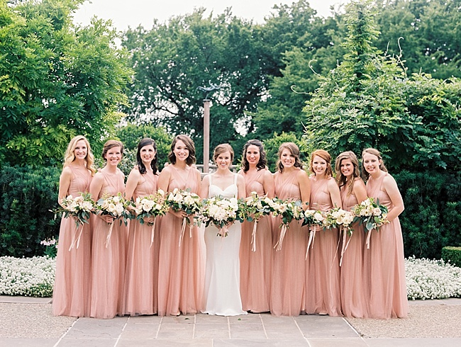 Romantic Dallas Arboretum Military Wedding - Lindsey Brunk