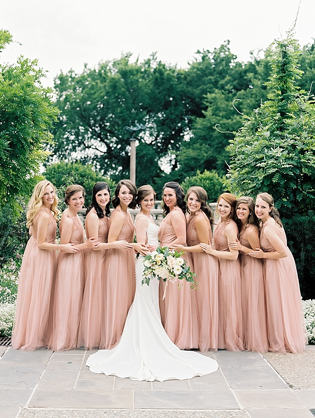 Romantic Dallas Arboretum Military Wedding - Lindsey Brunk