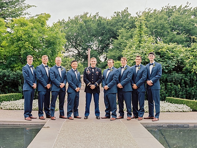 Romantic Dallas Arboretum Military Wedding - Lindsey Brunk