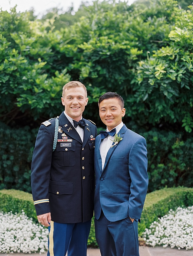 Romantic Dallas Arboretum Military Wedding - Lindsey Brunk