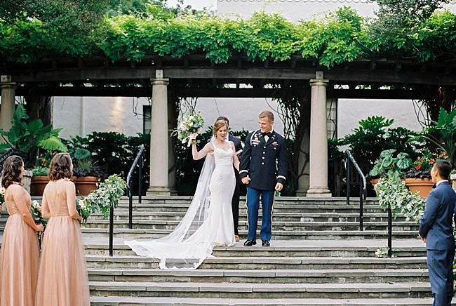 Romantic Dallas Arboretum Military Wedding - Lindsey Brunk