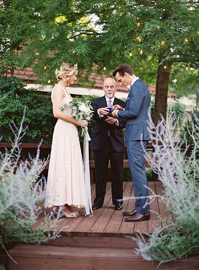 Stylish Backyard Wedding - Lindsey Brunk