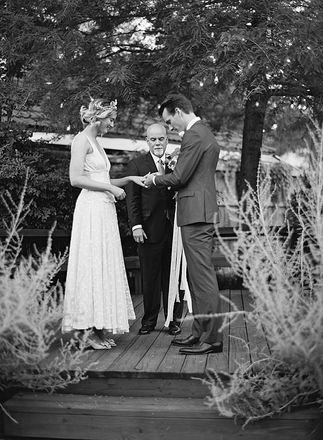 Stylish Backyard Wedding - Lindsey Brunk