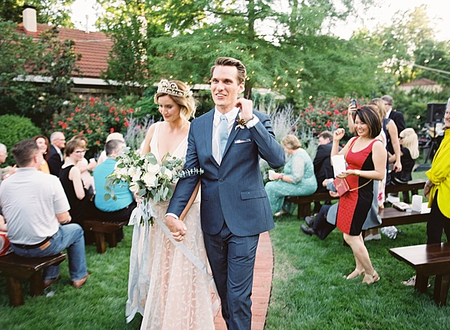 Stylish Backyard Wedding - Lindsey Brunk