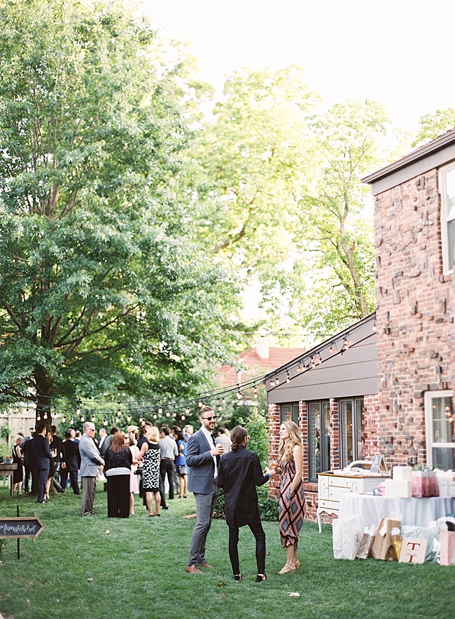 Stylish Backyard Wedding - Lindsey Brunk