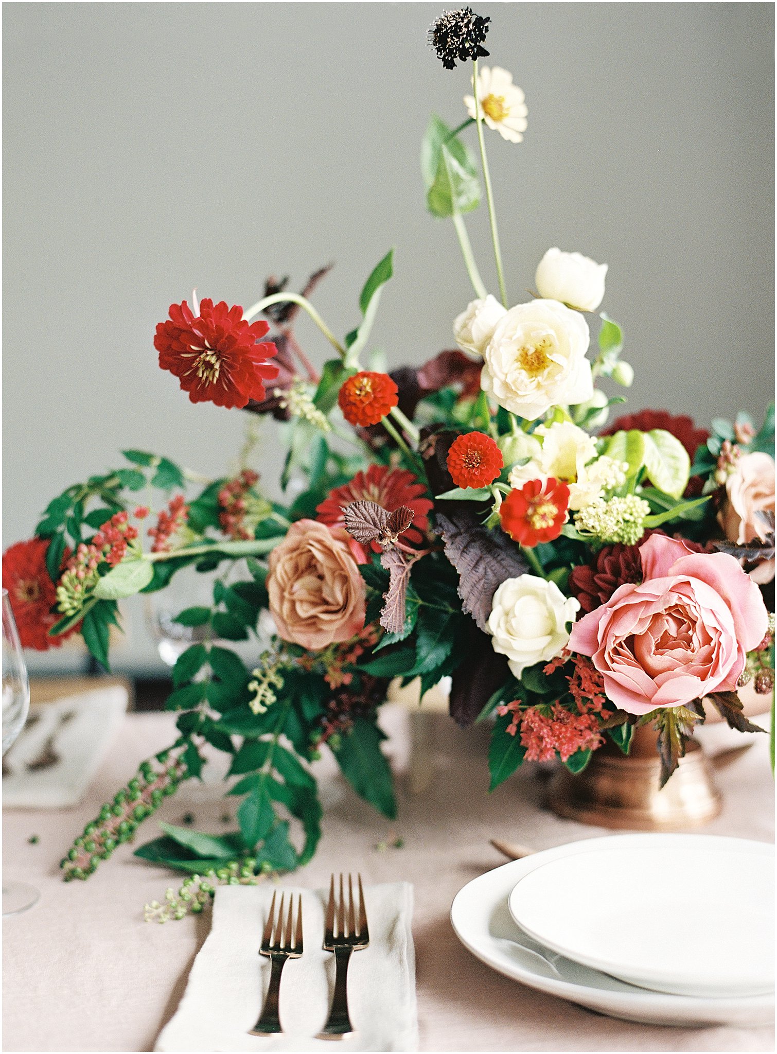 Organic Autumn Wedding Inspiration - Lindsey Brunk