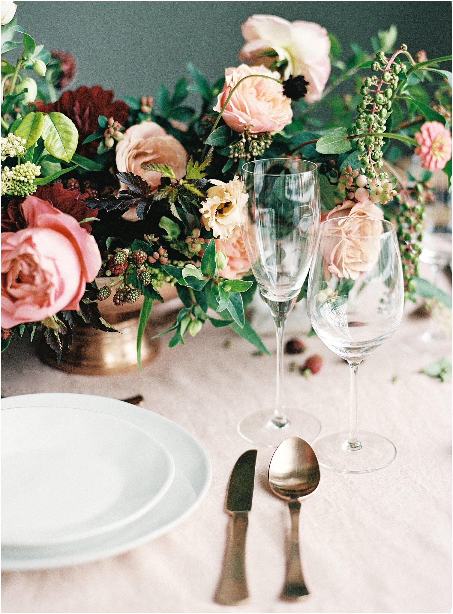 Organic Autumn Wedding Inspiration - Lindsey Brunk