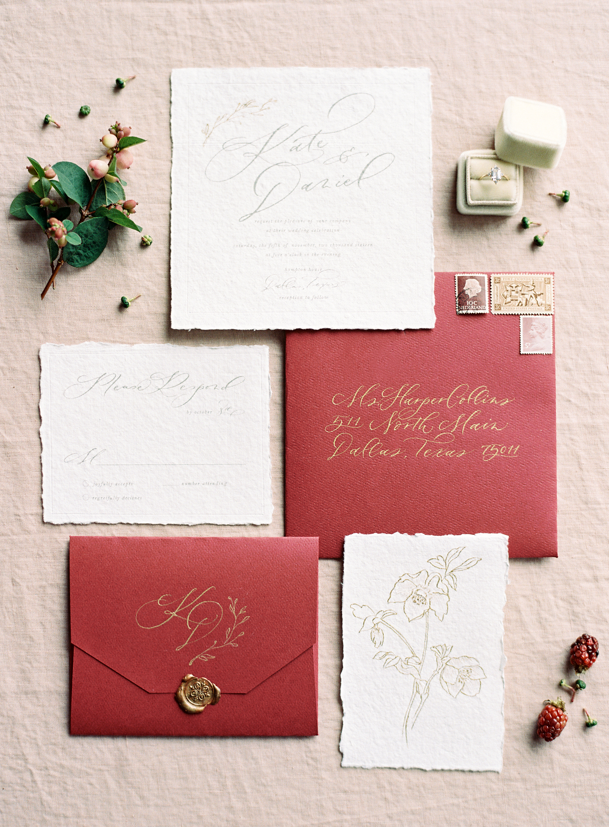 Organic Autumn Wedding Inspiration - Lindsey Brunk