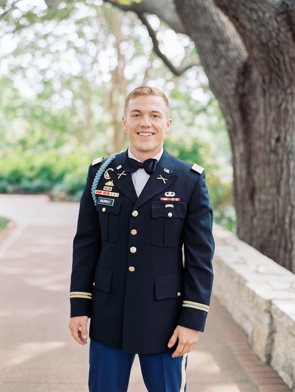 Military Garden Wedding - Lindsey Brunk