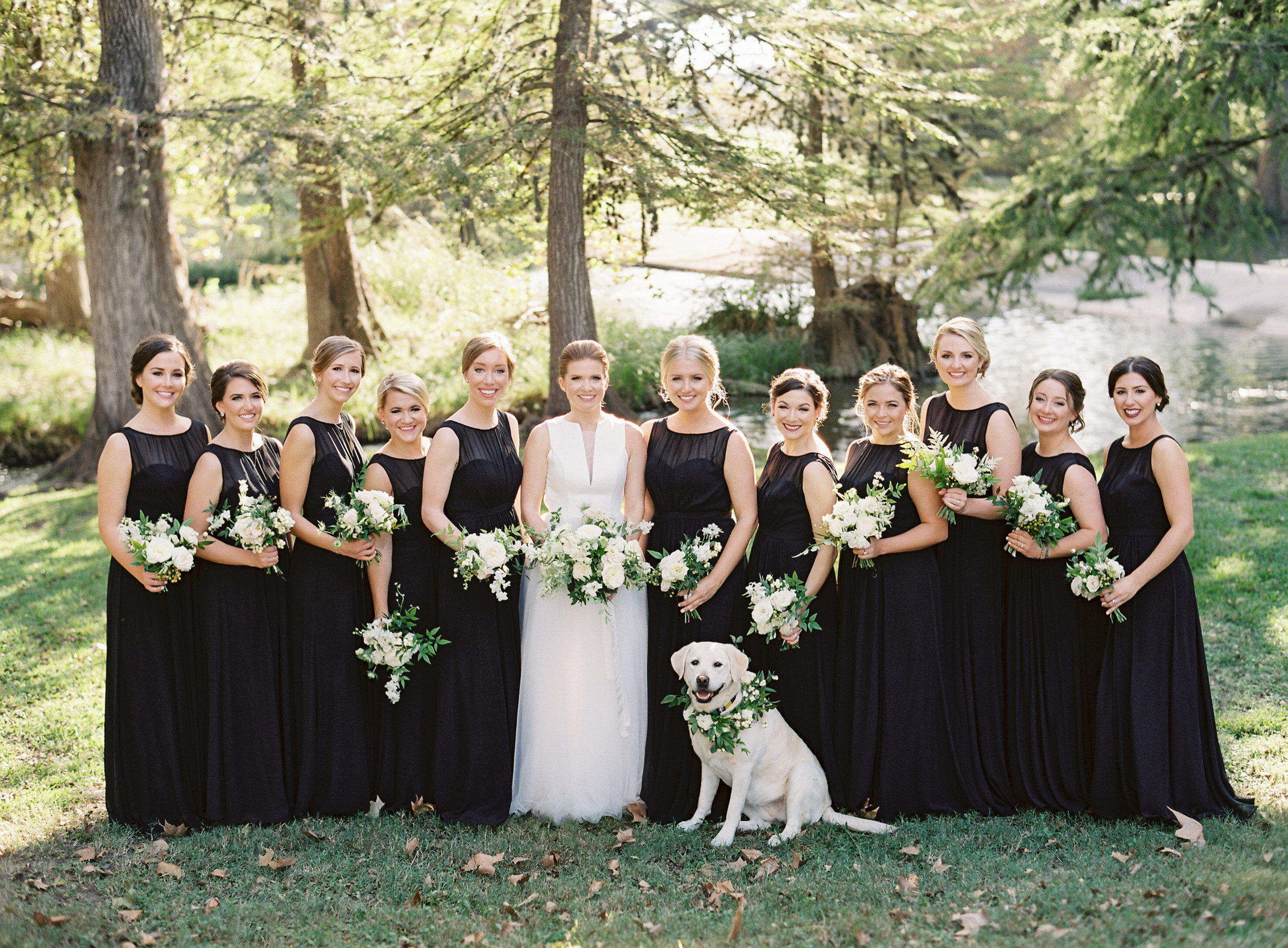 Black & White Hill Country Wedding - Lindsey Brunk