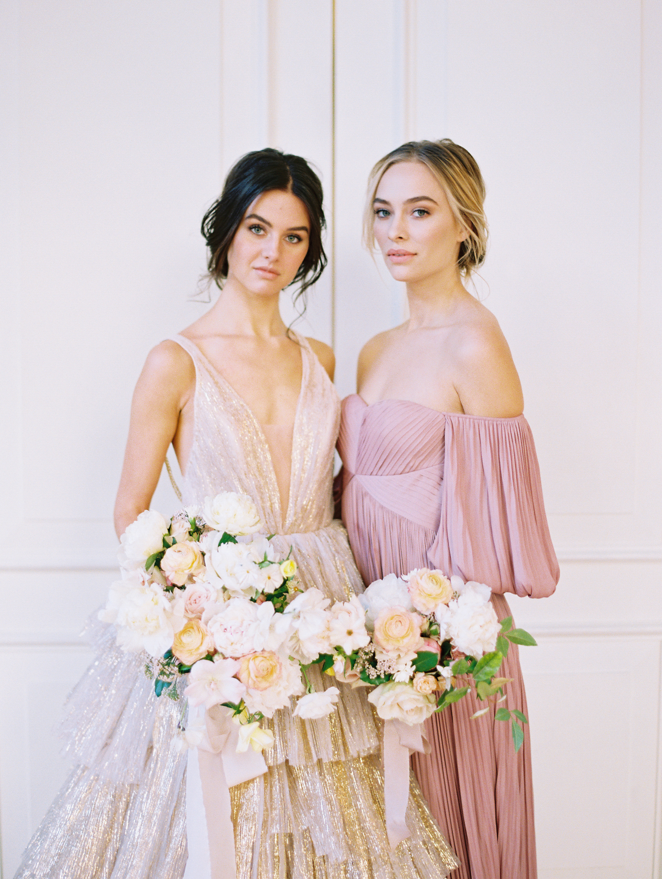 Gilded Spring Cream &amp; Blush Wedding Inspiration - Lindsey Brunk  