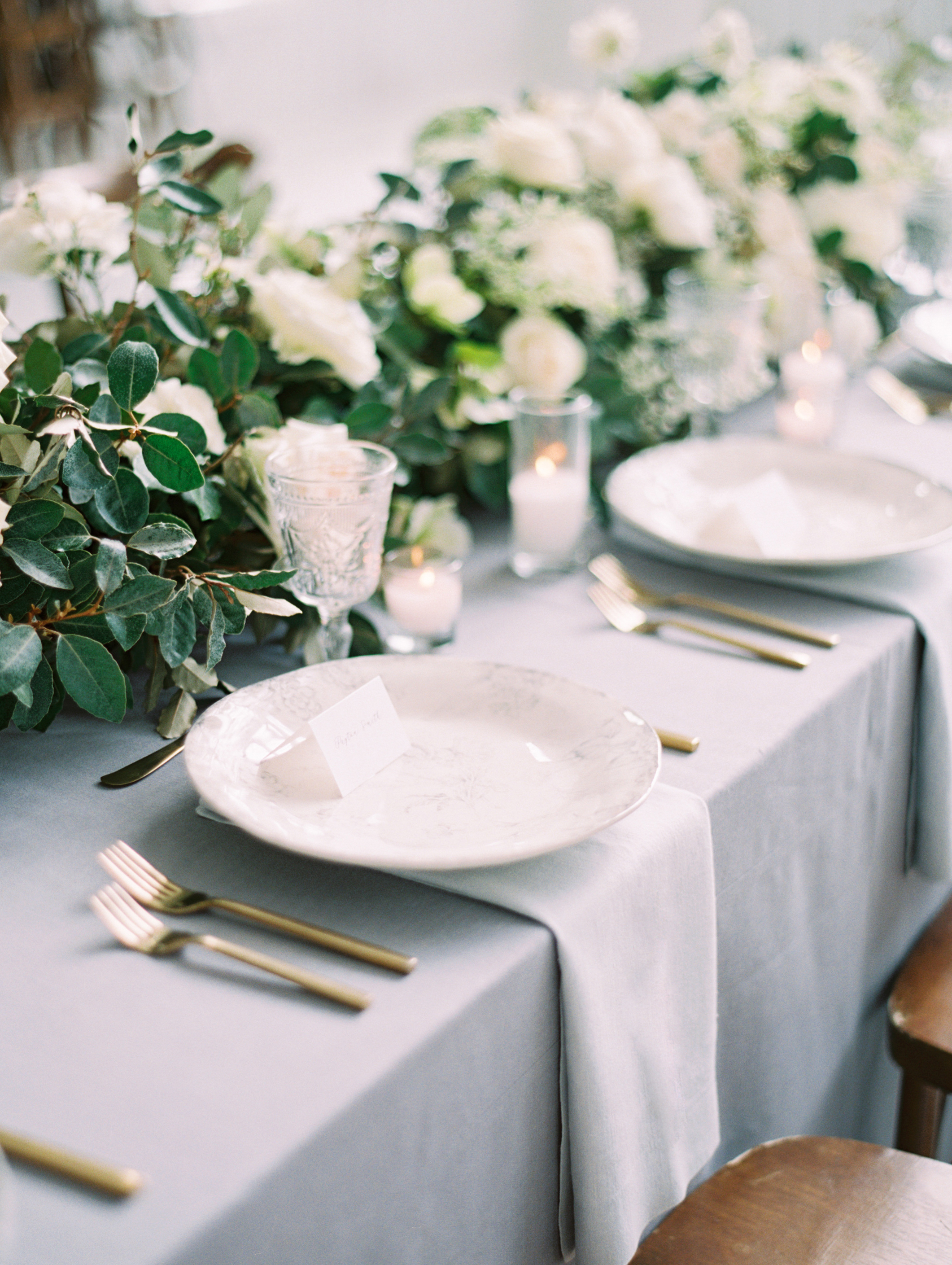 Elegant White Sparrow Wedding - Lindsey Brunk