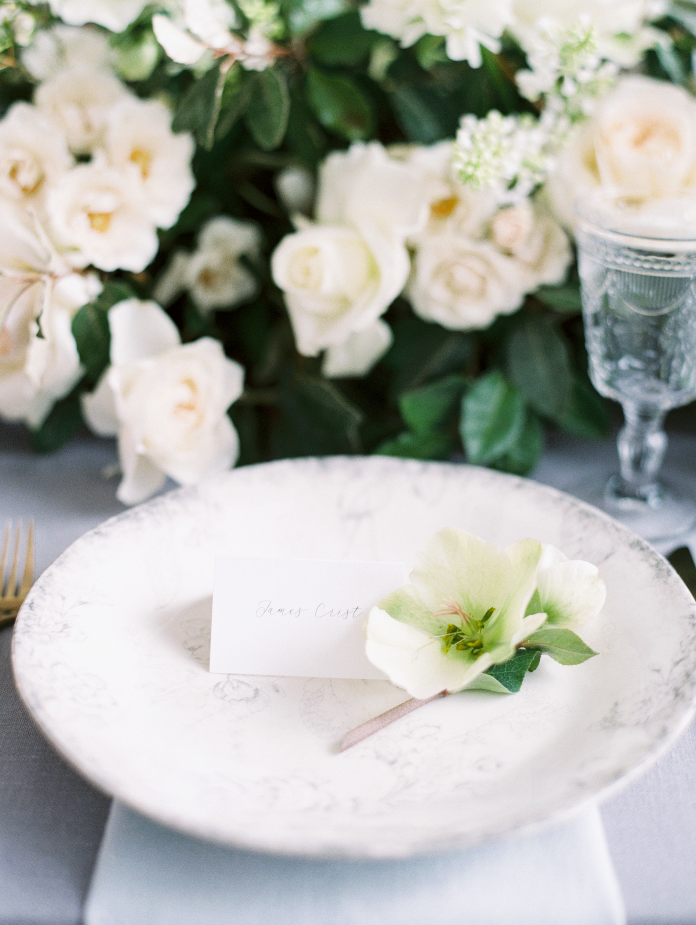 Elegant White Sparrow Wedding - Lindsey Brunk