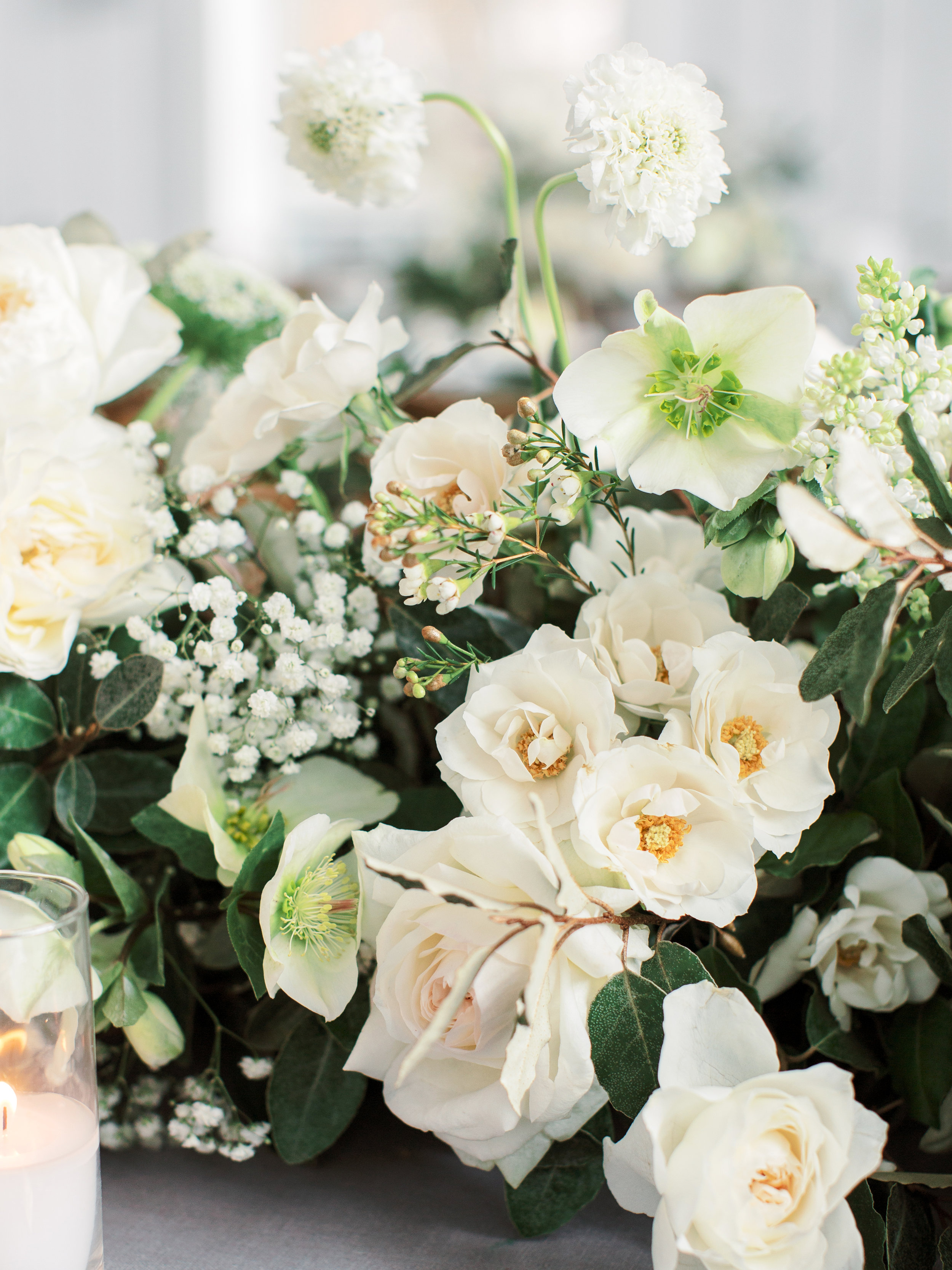 Elegant White Sparrow Wedding - Lindsey Brunk