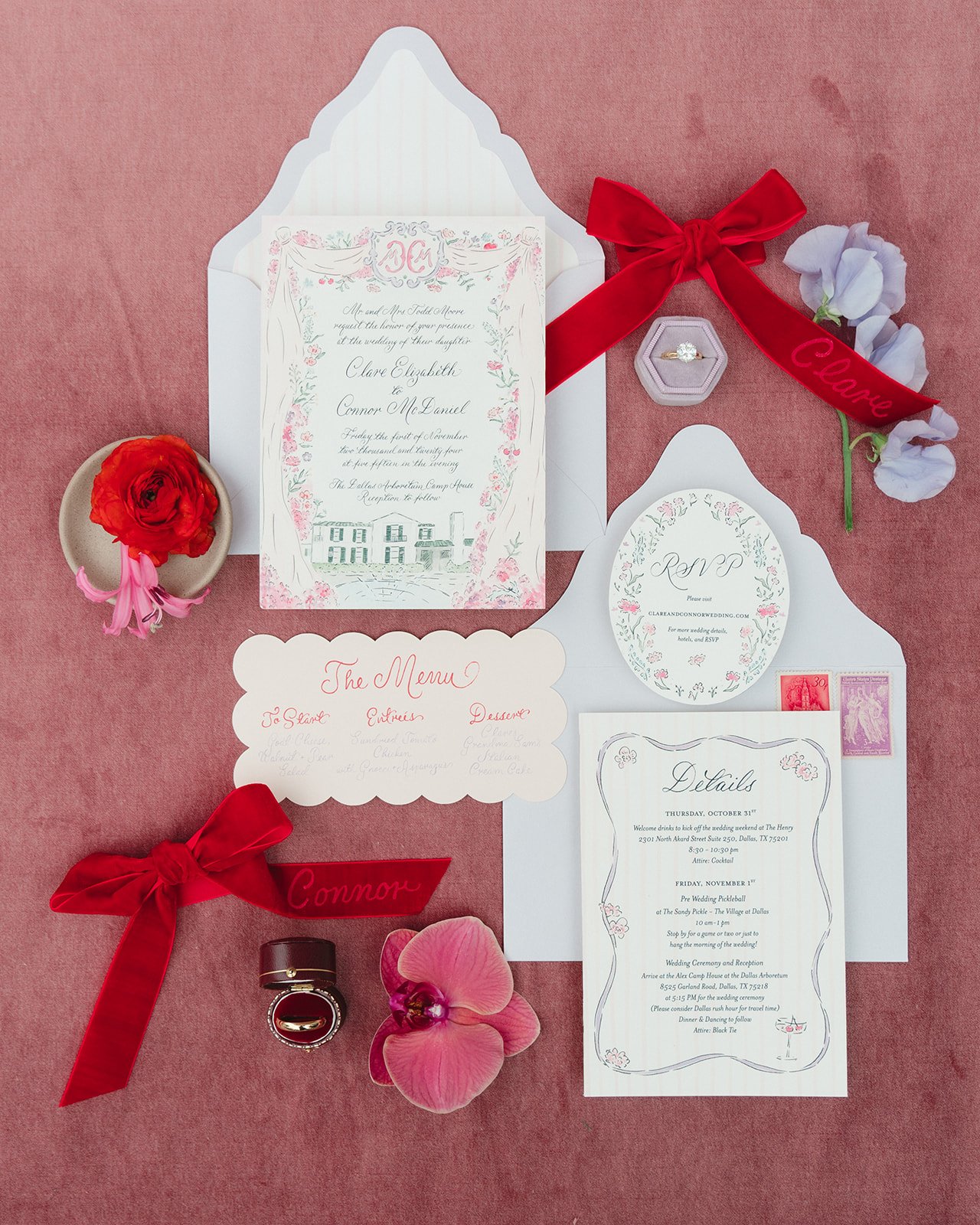 Bold &amp; Colorful Wedding at The Dallas Arboretum - Lindsey Brunk Weddings