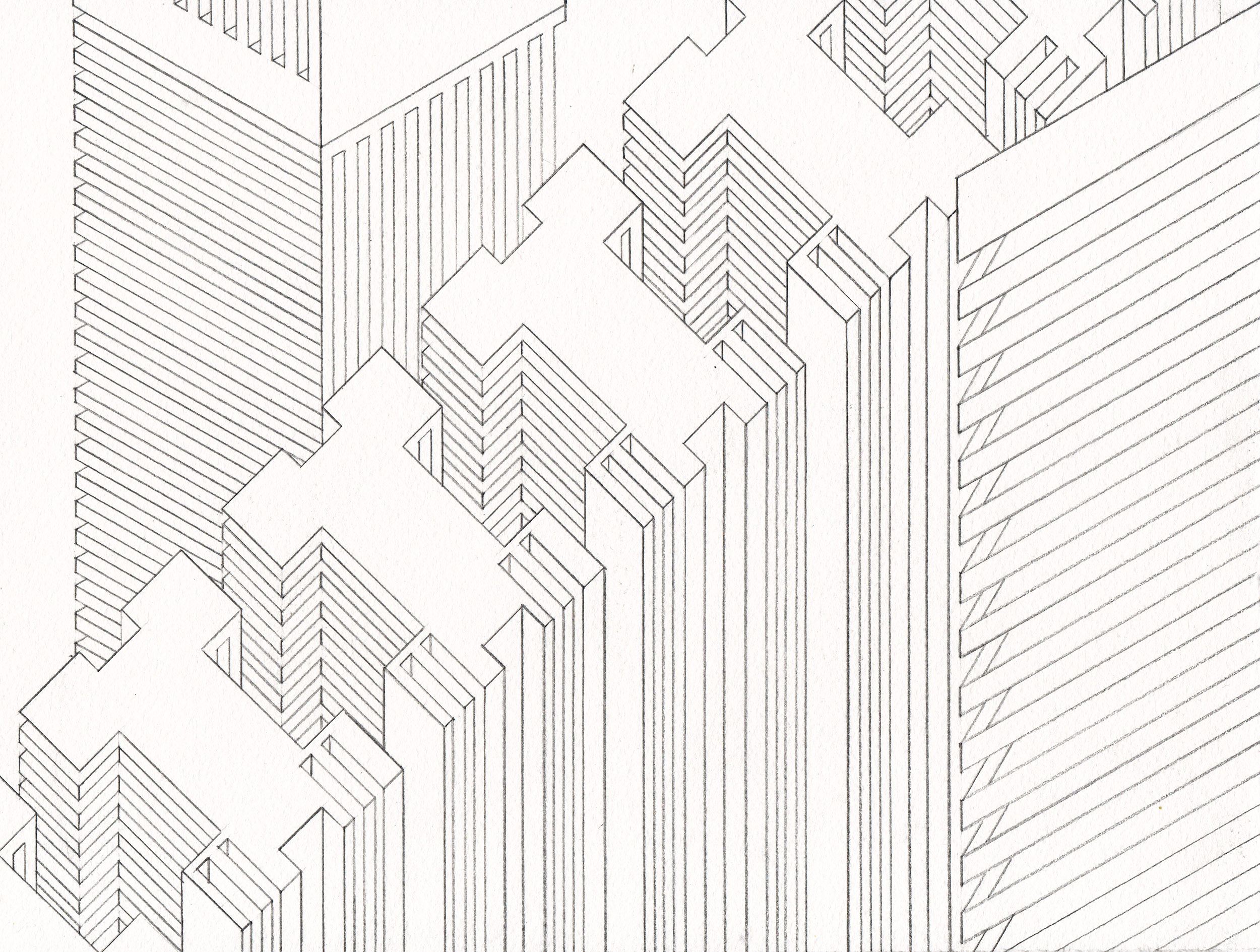 Untitled ( Illiberal ), 2015, graphite on watercolor paper, 8 1/2 x 11 1/4 inches