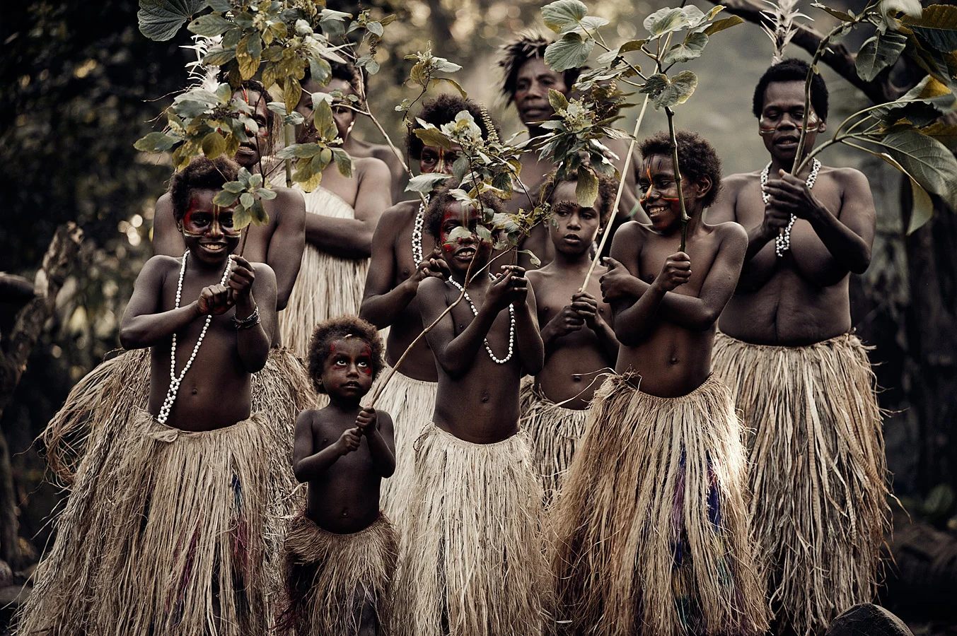 Yakel villagers on Tanna Island - Jimmy Nelson, BEFORE THEY PASS AWAY 
