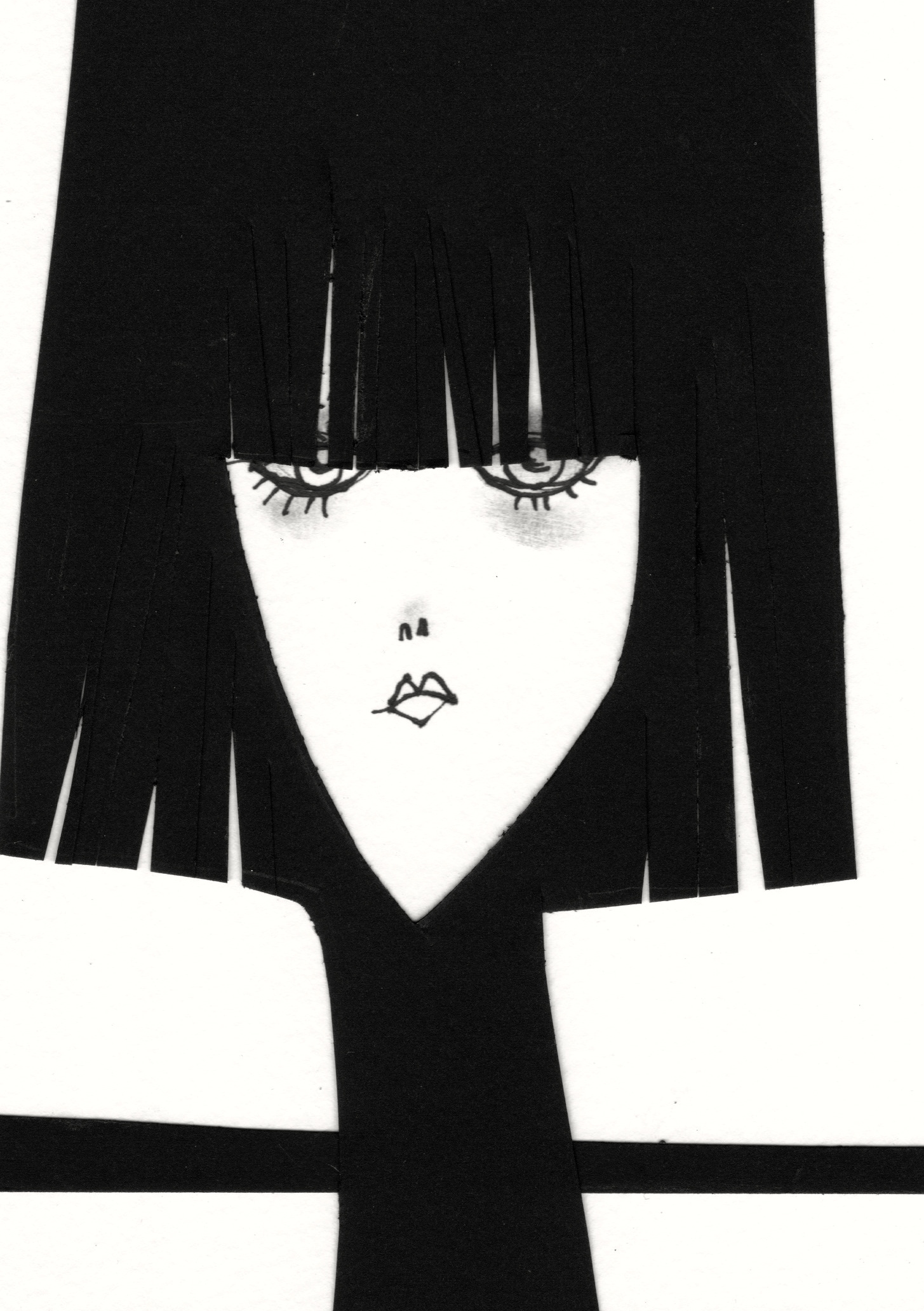 Too Long Bangs