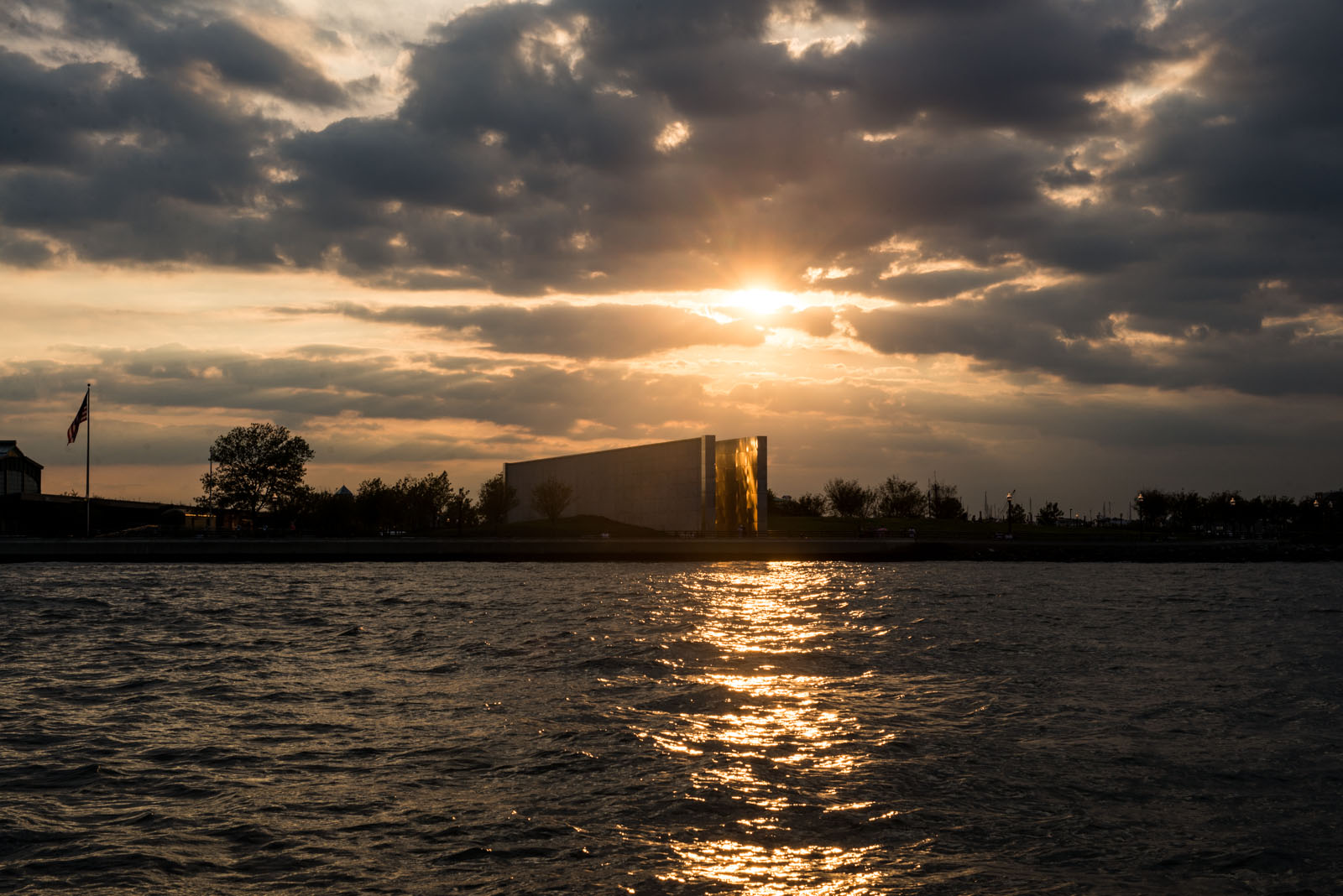 "Sunset Monolith" Hudson River, NY, 2013